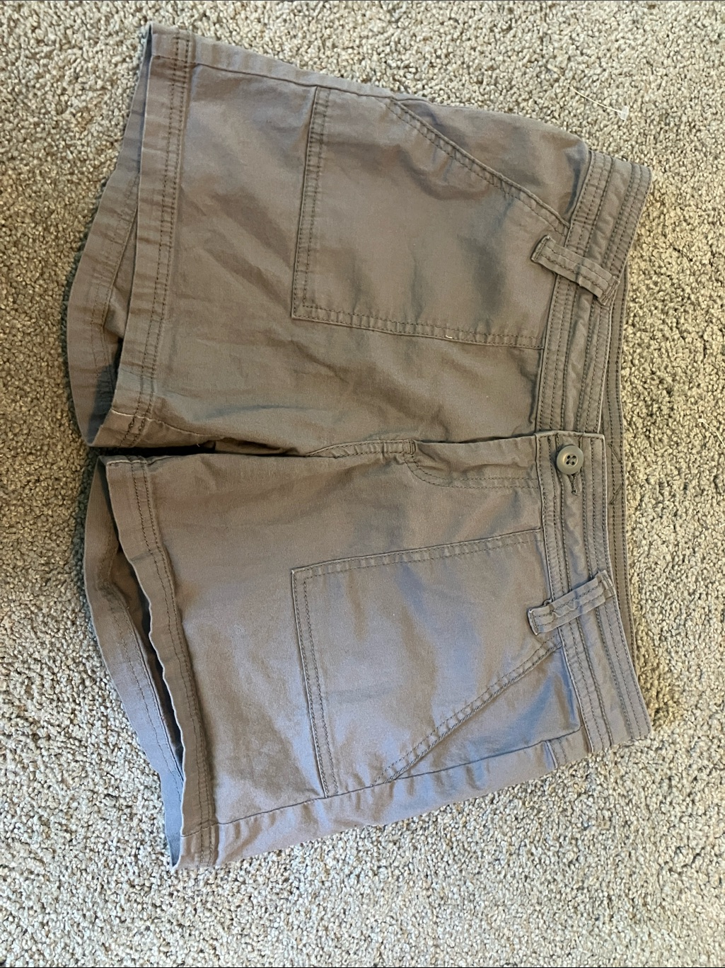 Prana Women's Gray Utility Shorts